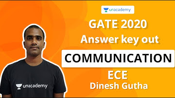 ECE Solutions Part 3 - Communications | GATE 2020 Answer Key | Dinesh Gutha