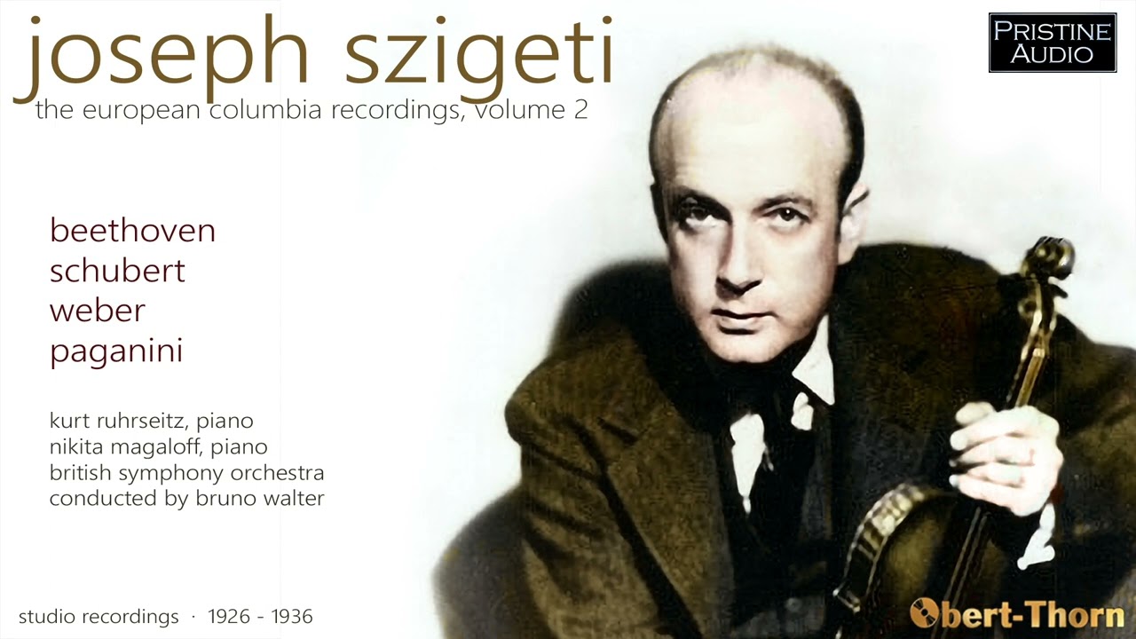 SZIGETI Beethoven Violin Concerto - Finale (1932, cond. Walter