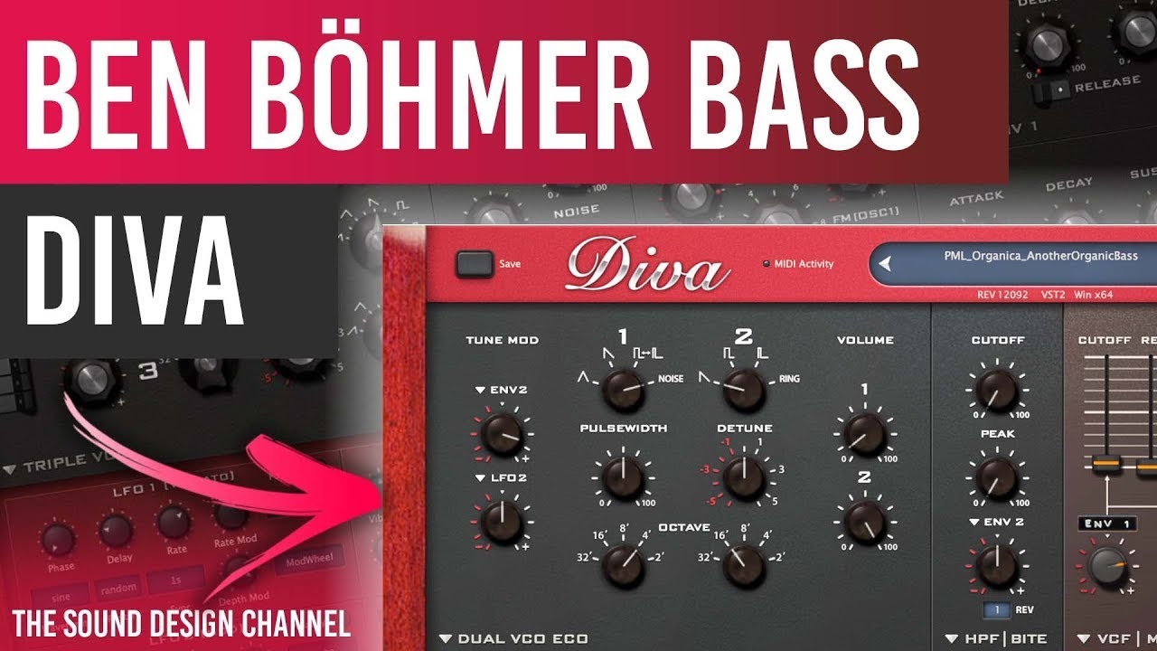 DIVA Tutorial | BASS Sound, Melodic house | Ben bohmer , Stephan Bodzin Anjunadeep - Tutorial
