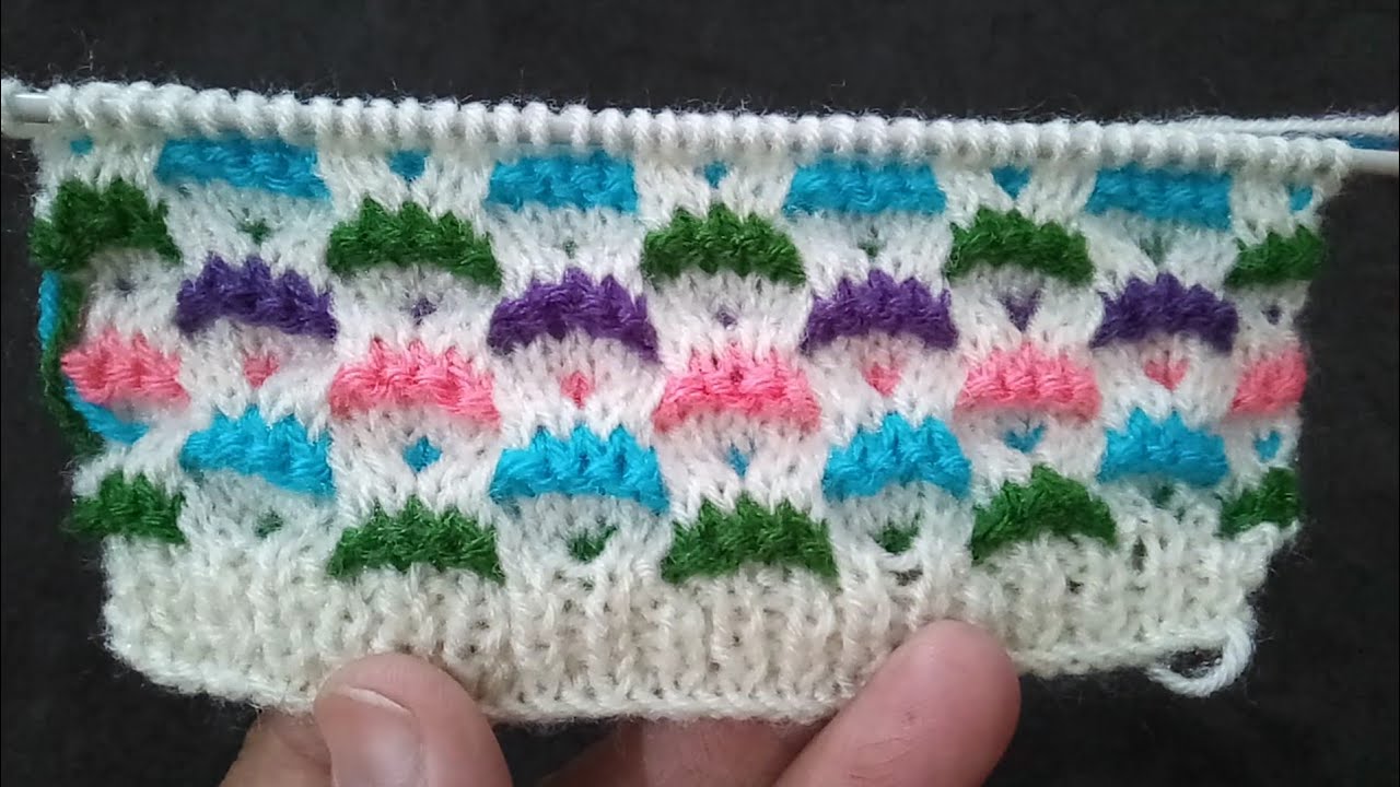 Multi color sweater design in hindi