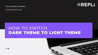 Celebrity Landing Pages - Dark Theme to Light Theme Switch Profile