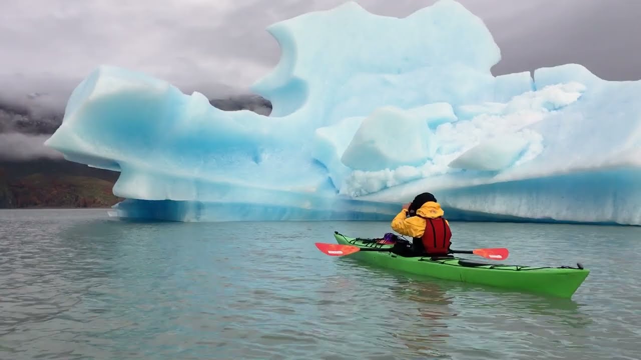 Grey Glacier Icebergs and River kayak trip