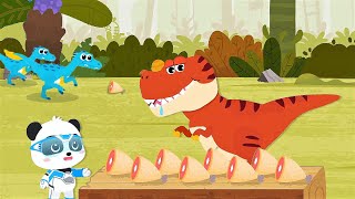 リトルパンダ救助隊 - 恐竜たちを危険から救い出し、お世話しよう - ベビーバス ゲームビデオ screenshot 4