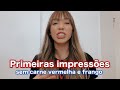 PRIMEIRAS IMPRESSÕES AO TIRAR CARNE VERMELHA E FRANGO