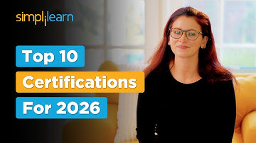 Top 10 Certifications For 2026 | High Paying Jobs Certification | Best IT Certification |Simplilearn