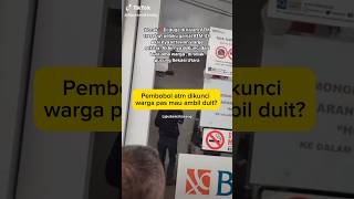 Pembobol atm dikunci warga pas mau ambil duit?