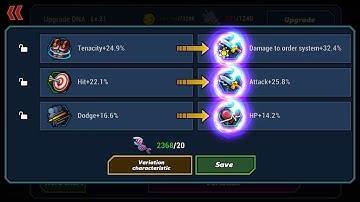 CloneEvo Variating 3 DNA Attacks