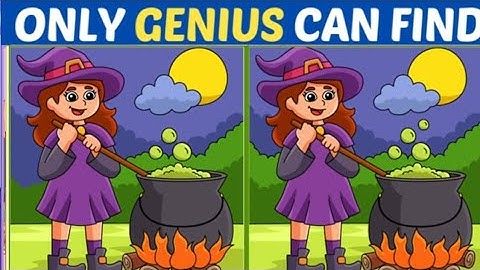 Spot The Difference : Only Genius Find Differences [ Find The Difference #2 ]
