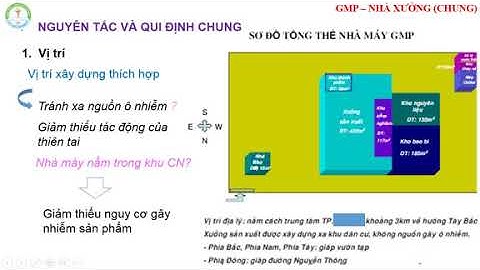 GPs (GMP, GSP, GACP) - NHA XUONG - QUY DINH CHUNG
