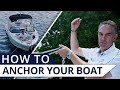 How to anchor a small boat