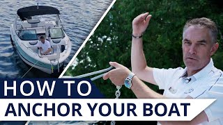 how to anchor a small boat