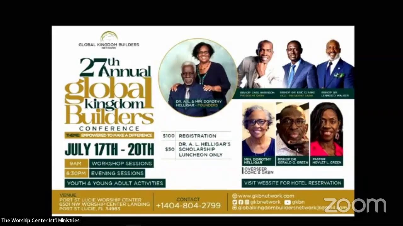 Global Kingdom Builders Conference YouTube