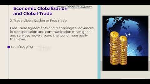 What is global economy and trade?