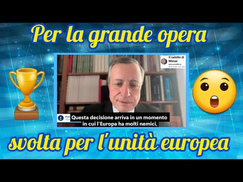 Video Mario Draghi riceve il premio Carlo Magno!
