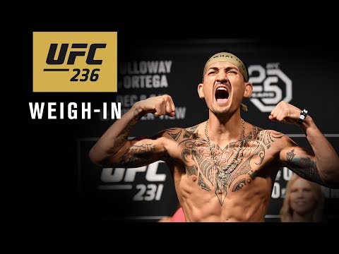 UFC 236: Weigh-in