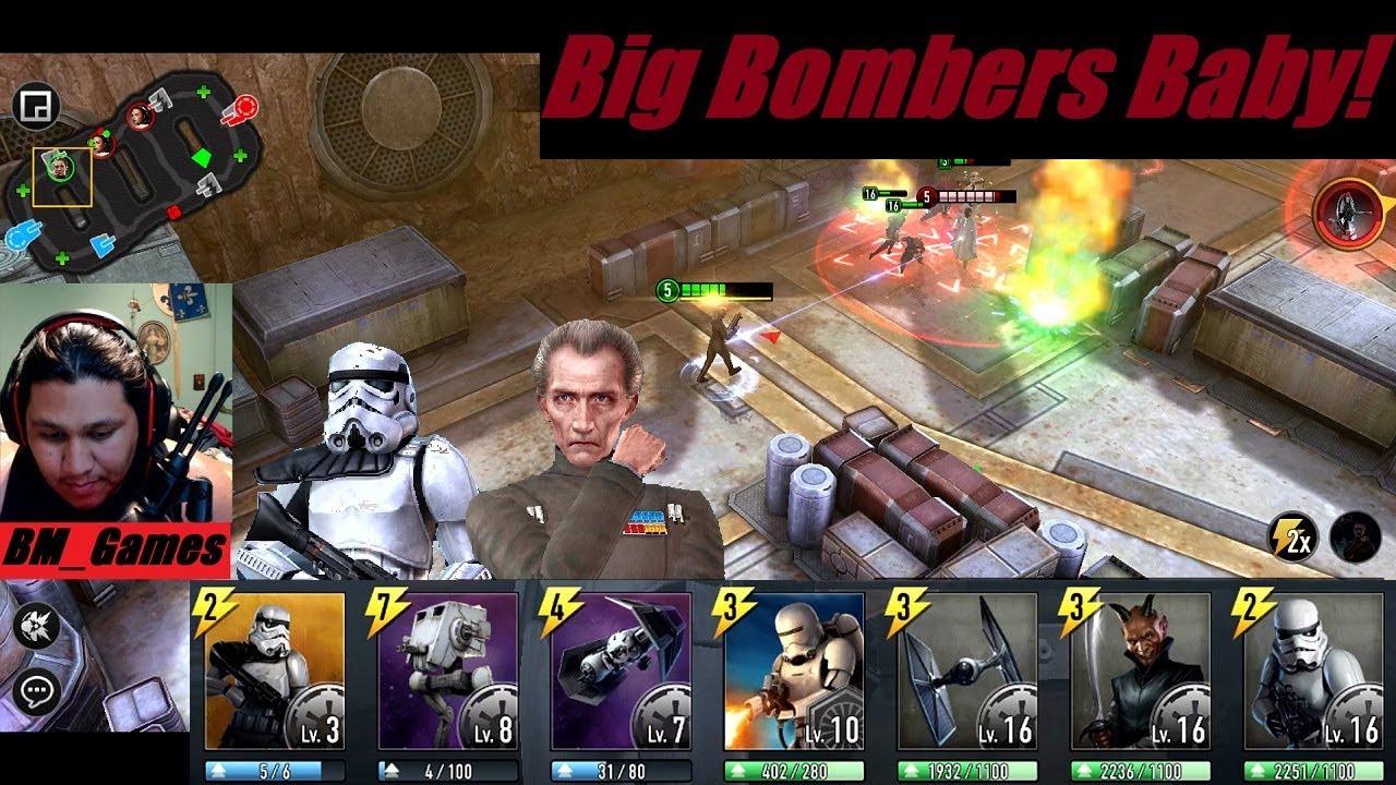Star Wars Force Arena Dropping Big Bombs With Grand Moff Baby!