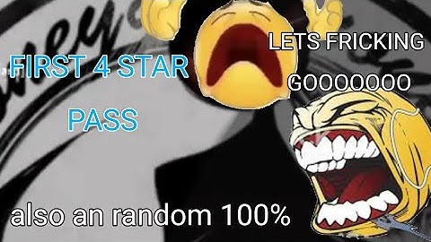 My First pass on a 4 Star Map!!! + Random 2 star 100%