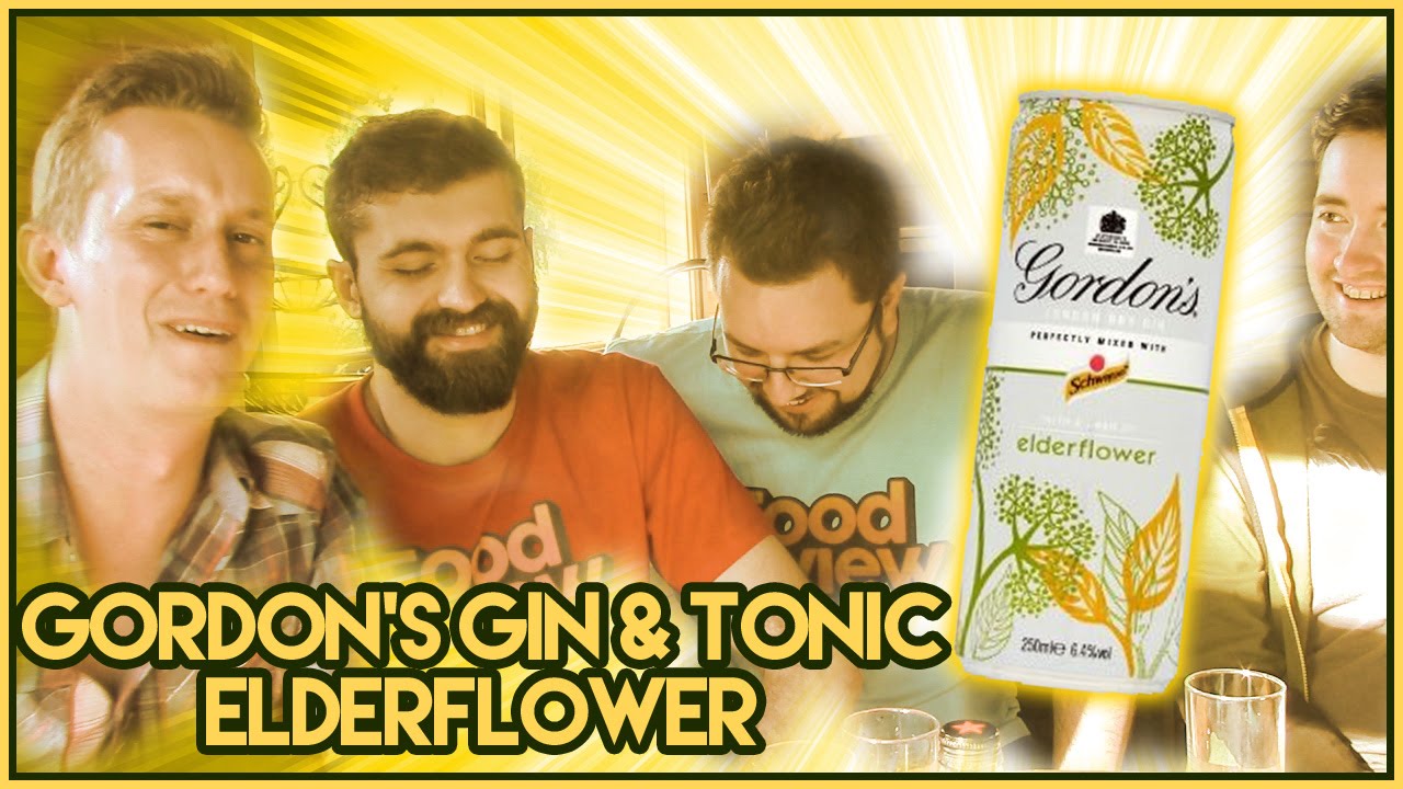 Gordon's Gin & Schwepp's Tonic Elderflower Review YouTube