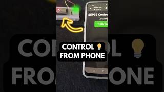 Control ESP32 from Phone 📱 (No App Needed!) | #esp32 #shorts
