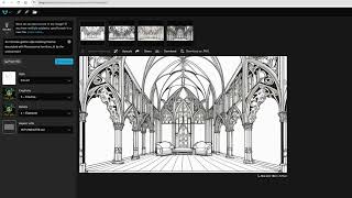 AI Tutorial #7: From sketch to Gothic-style interior with Tengr.ai