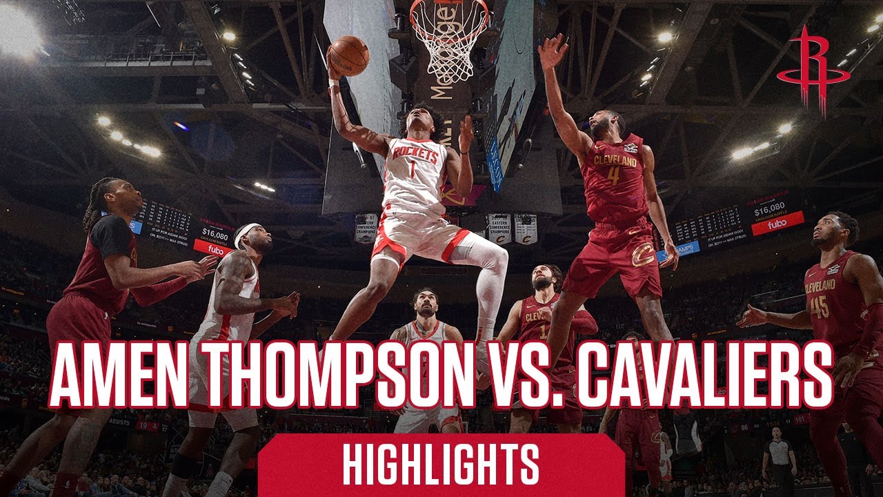 Thompson Nba Rockets ‘Freak of nature’: As wins mount, Amen Thompson dazzles Rockets, NBA