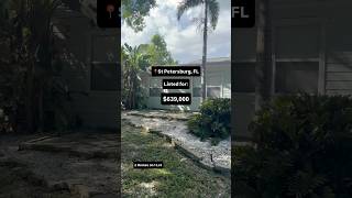 St. Petersburg, FL • Two Homes on One Property • 4 Bed 2 Bath • 1,549 SqFt #youtube #realestate #fyp