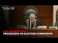 Live supreme court proceeding on election commission  the express tribune