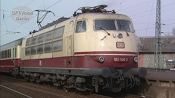 Die Baureihe 103 in den neunziger Jahren