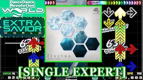 【DDR WORLD】 fluctus / Ashrount [SINGLE EXPERT] 譜面確認+Clap