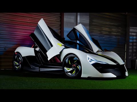 Wyclef Jean's Attucks Apex AP0 Electric Super Car Slideshow - YouTube