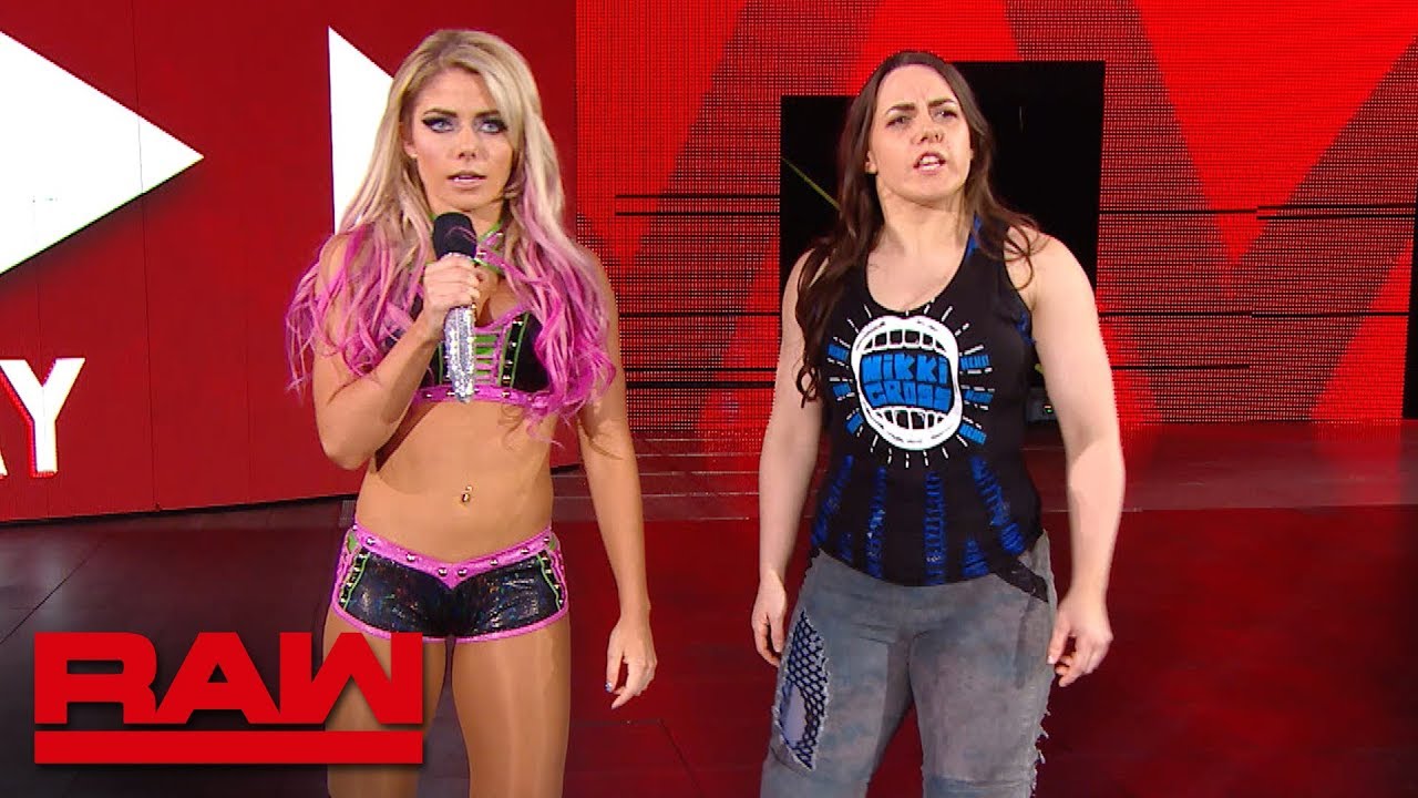 Alexa Bliss Offers Nikki Cross A Moment Of Redemption Raw Exclusive July 1 2019 Youtube