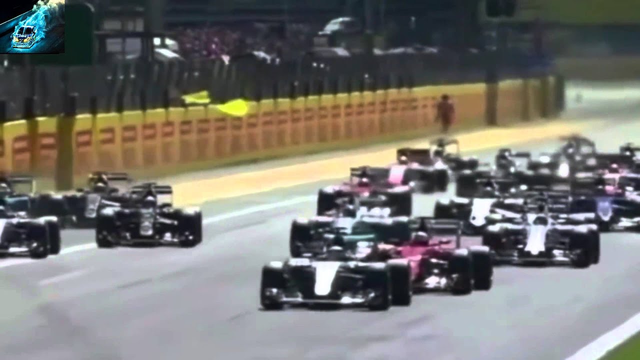 F1 2015 Kimi Raikkonen Bad Start at Italian Gp Race