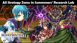 Brave Frontier  All Strategy Zones in Summoners' Research Lab