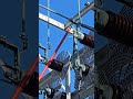High Voltage Disconnect Hot Stick Manual Operation Substation Maintenance Electrical High Voltage Disconnect Hot Stick Manual Operation Substation Maintenance Electrical