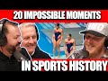 20 Impossible Moments In Sports History REACTION | OFFICE BLOKES REACT!!