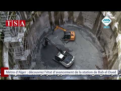 Métro d'Alger : découvrez en images l'état d'avancement de la station de Bab el Oued