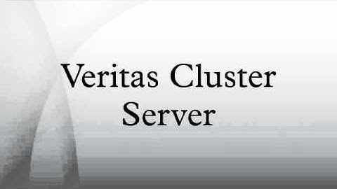 Veritas Cluster Server