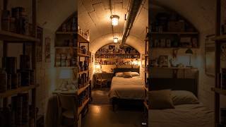 Empty Tunnel to Dream Bedroom Transformation #interiordesign #beforeafter #construction #shorts