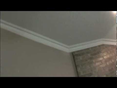 Crown Moulding Sloped Ceiling Install Youtube