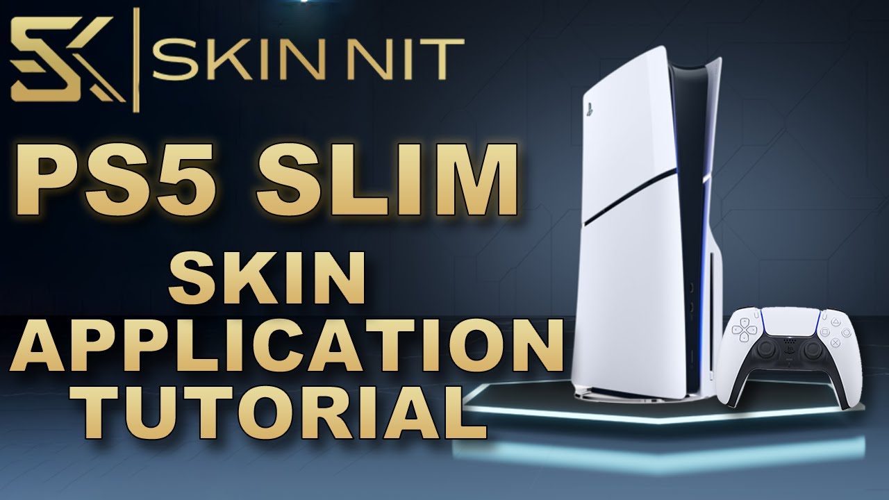PS5 Slim & Controller Vinyl Skin Application - Step-by-Step Tutorial ...
