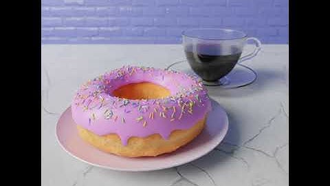 Finished the Doughnut Tutorial by Blender Guru