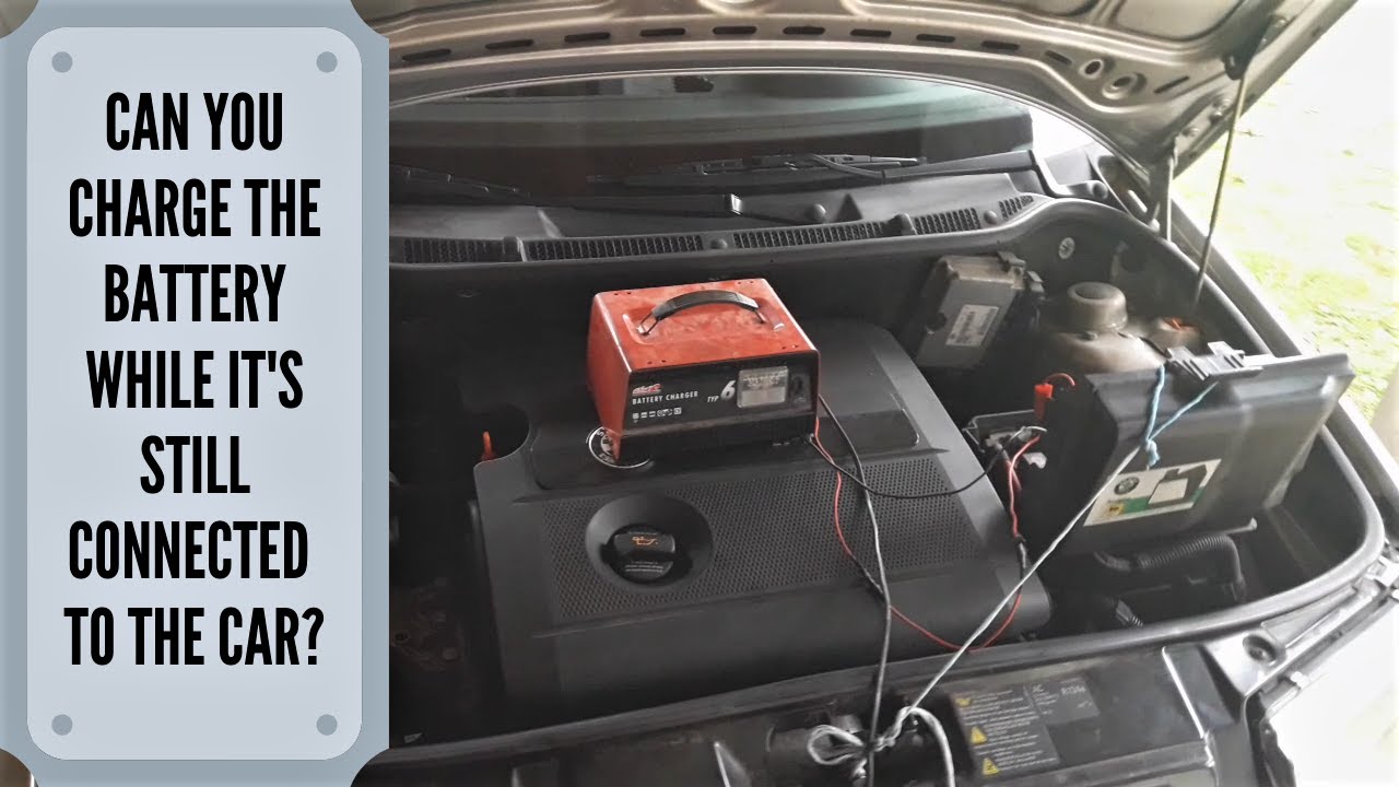 Using a car battery charger