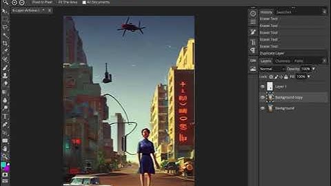 Photopea how to turn an image into layers for augmented reality and animation