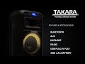 Takara t6666 bluetooth speaker full review and unboxing  rdx music store indore 9074419099 karaoke