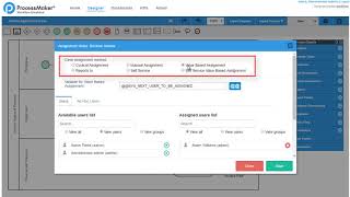 ProcessMaker 2 Easy Step and User Assignment