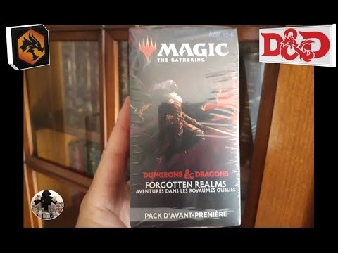 Dungeons and Dragons, I open a Magic The Gathering Preview pack