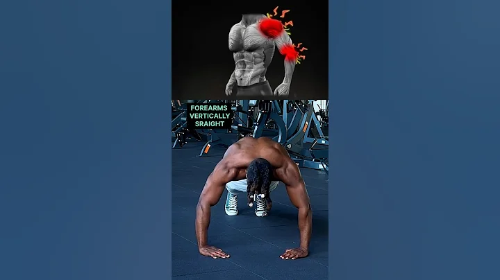 The Perfect Push Up Form To Build Muscle (AVOID THESE MISTAKES!) #fitness #shorts