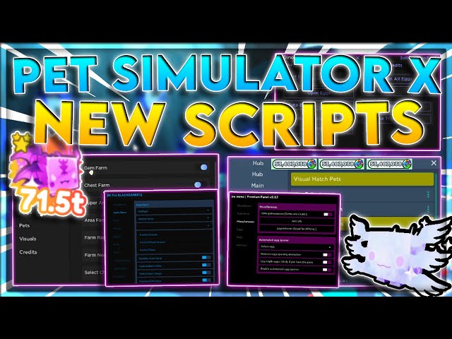 NEW ] Pet Simulator X Script GUI 2022, OP Auto Farm