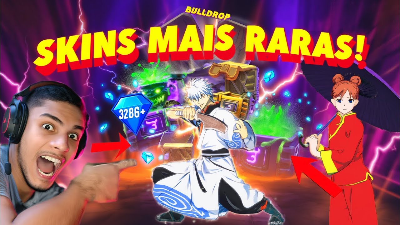 ABRINDO CAIXAS NA BULLDROP E GANHANDO AS SKINS MAIS RARAS NO FREE