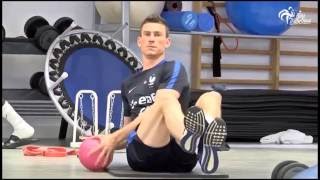 French National Soccer Team Gym Workout